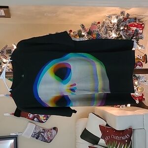 Disney Black Tee with adorable, Colorful Jack face